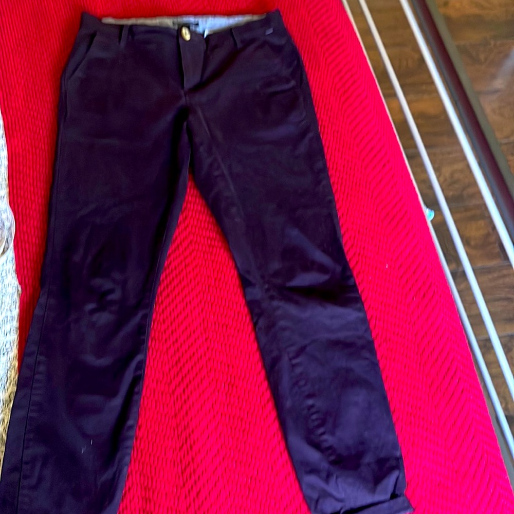 Women Tommy Hilfiger purple chinos